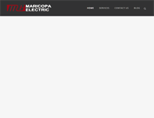 Tablet Screenshot of maricopaelectric.com